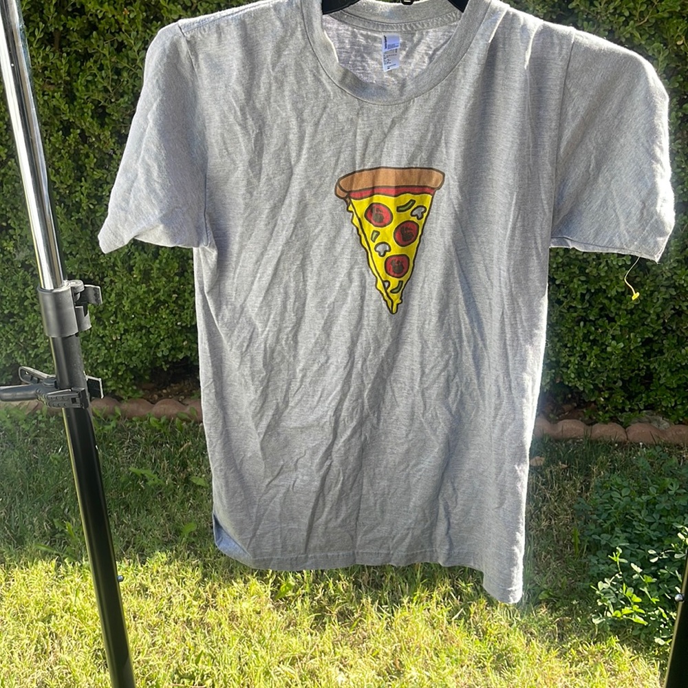 American Appeal pizza shirt